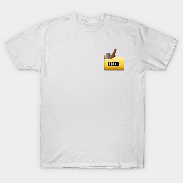Beer folder T-Shirt by Lady_M
